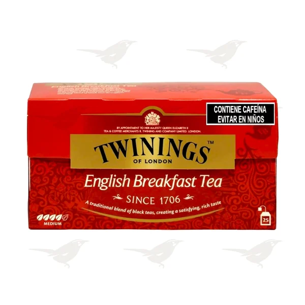 Té Desayuno Ingles Twinings 25 sobres