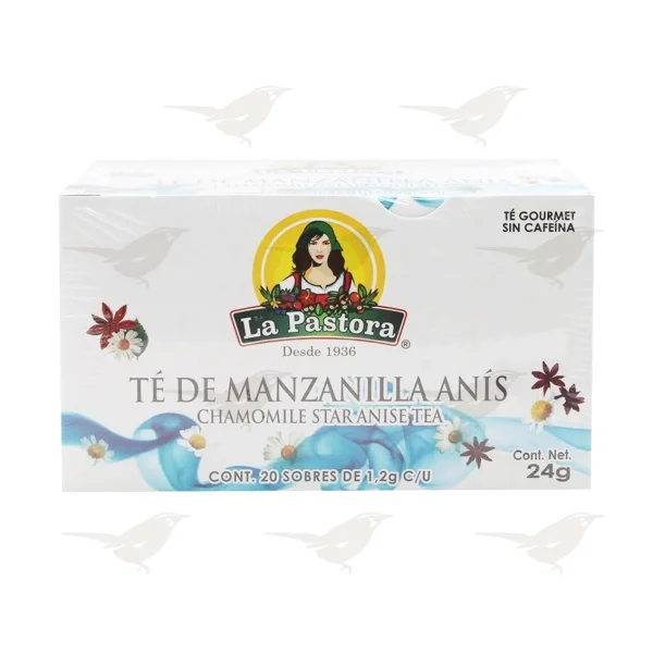 Té de Manzanilla y Anís La Pastora 20 sobres