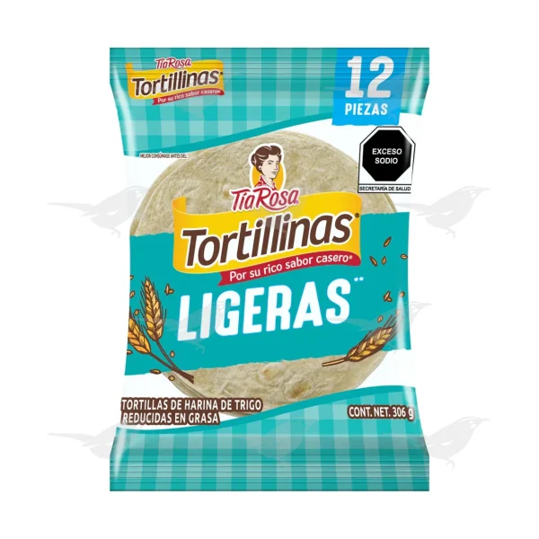 Tortillas de harina Tía Rosa Tortillinas ligeras 306 g