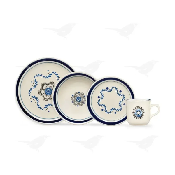 Vajilla Santa Anita Talavera Atlixco 16 Piezas