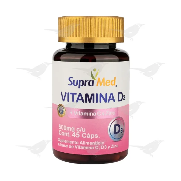 Vitamina D3 Supra Med 45 Capsulas 500mg