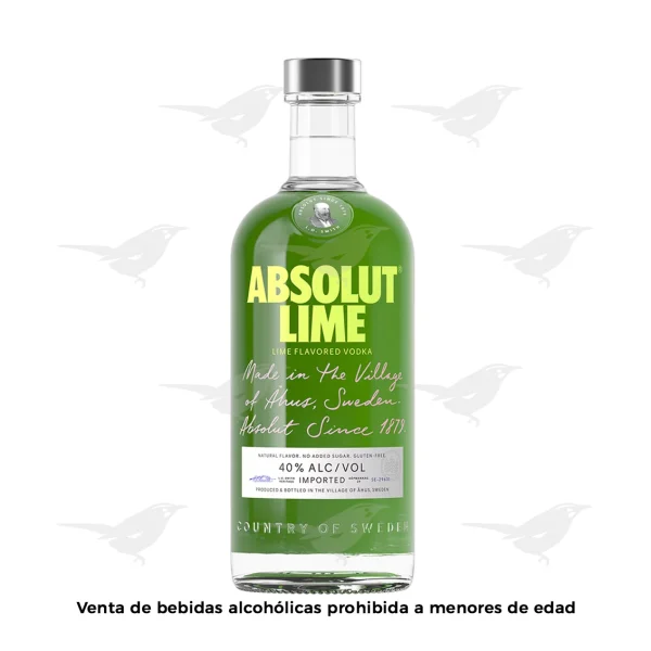Vodka Absolut Lime 750ml