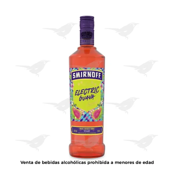 Vodka Smirnoff Electric Guava 750ml