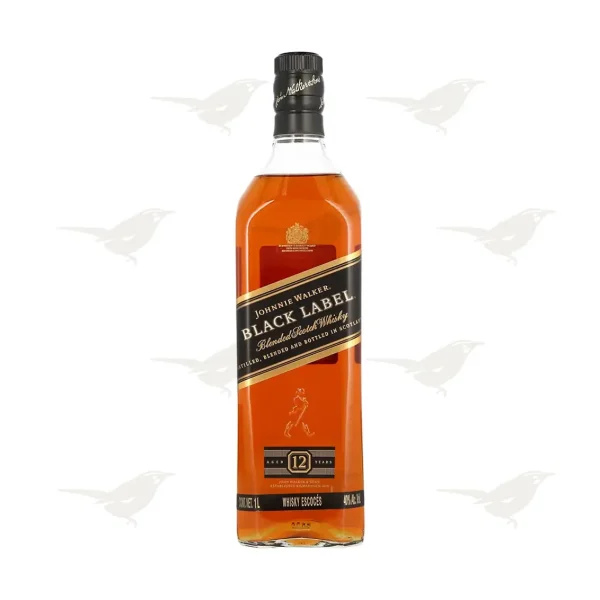 Whisky Johnnie Walker Black Label 12 Años Blended 1L