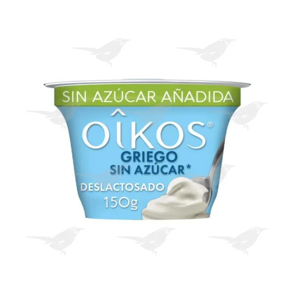 Yoghurt Griego Oikos Natural Sin Azúcar Deslactosado 150g
