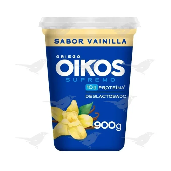 Yoghurt Griego Oikos Supremo Vainilla Deslactosado 900g