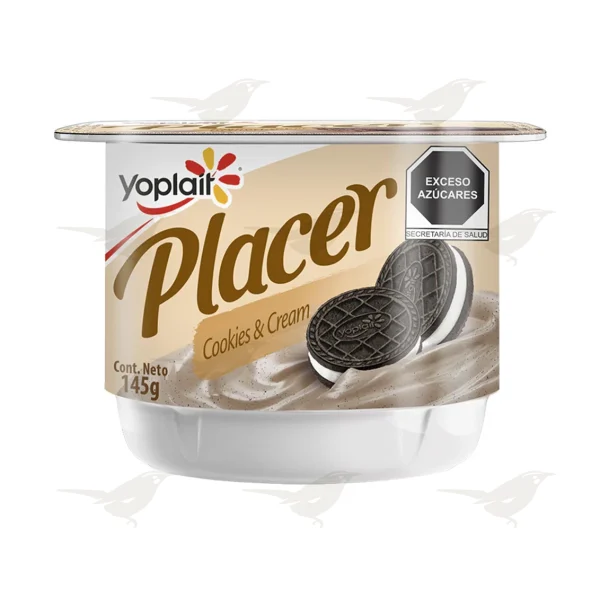 Yoghurt Yoplait Placer Cookies and Cream 145 g