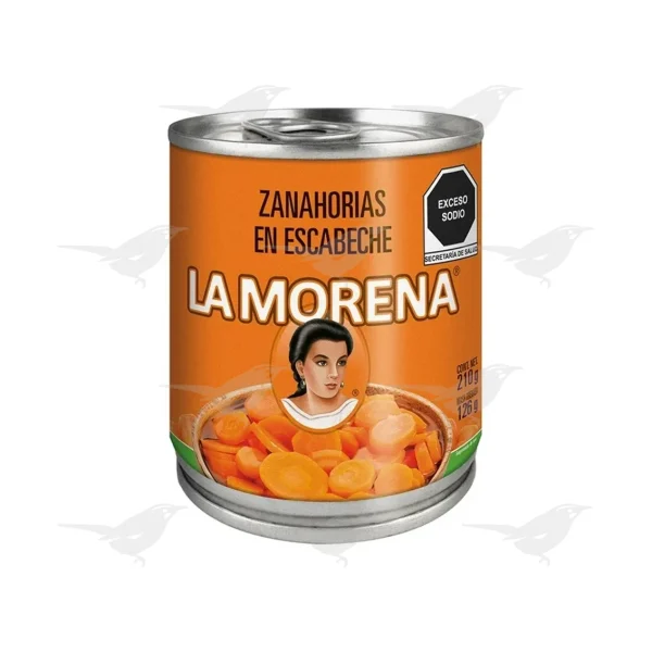 Zanahorias en Escabeche La Morena 210 g 1 Pieza